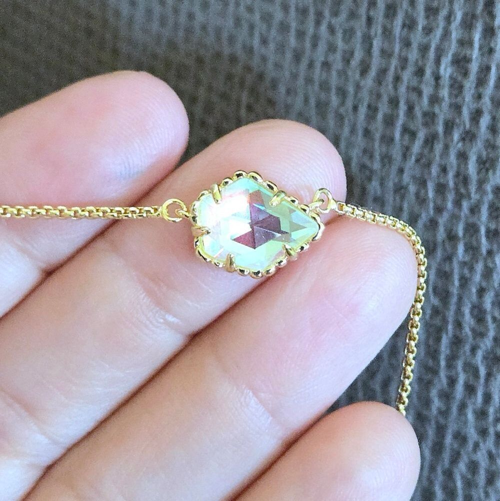 Kendra Scott "Tess" Dichroic Glass🪟 Pendant Necklace - NWT - Picture 10 of 16